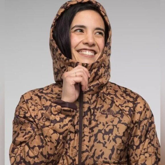 NEW The North Face CIRCALOFT Half Zip Jacket w/Hood - Color Almond Butter - Sz L - Picture 12 of 12